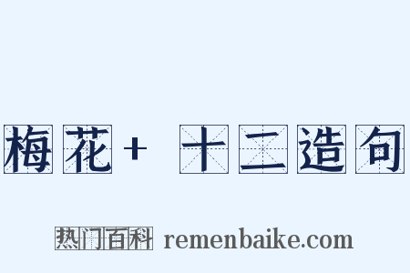 梅花+十二造句是什么意思的图片